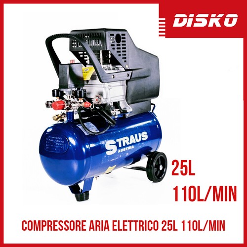 Compressore aria elettrico 25l - elettrico,
